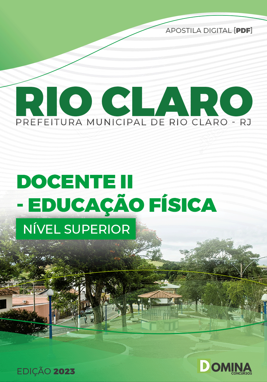 Apostila Pref Rio Claro RJ 2023 Docente II Educação Física