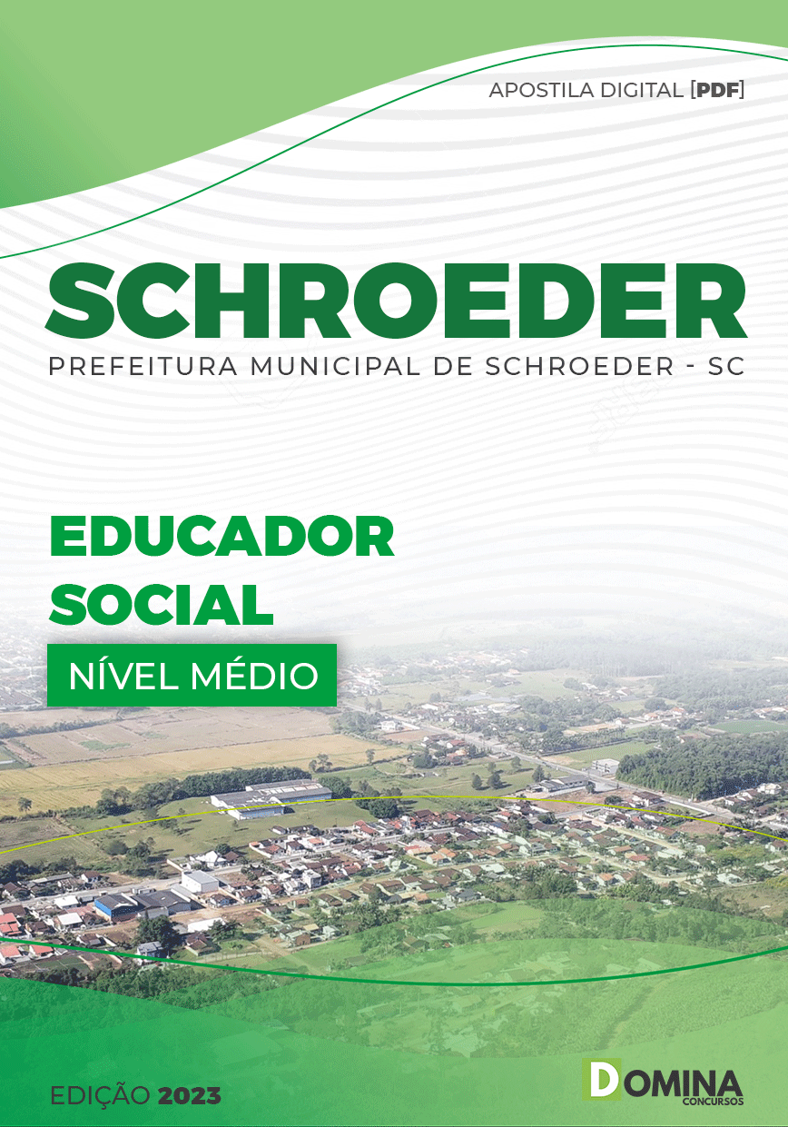 Apostila Digital Pref Schroeder SC 2023 Educador Social