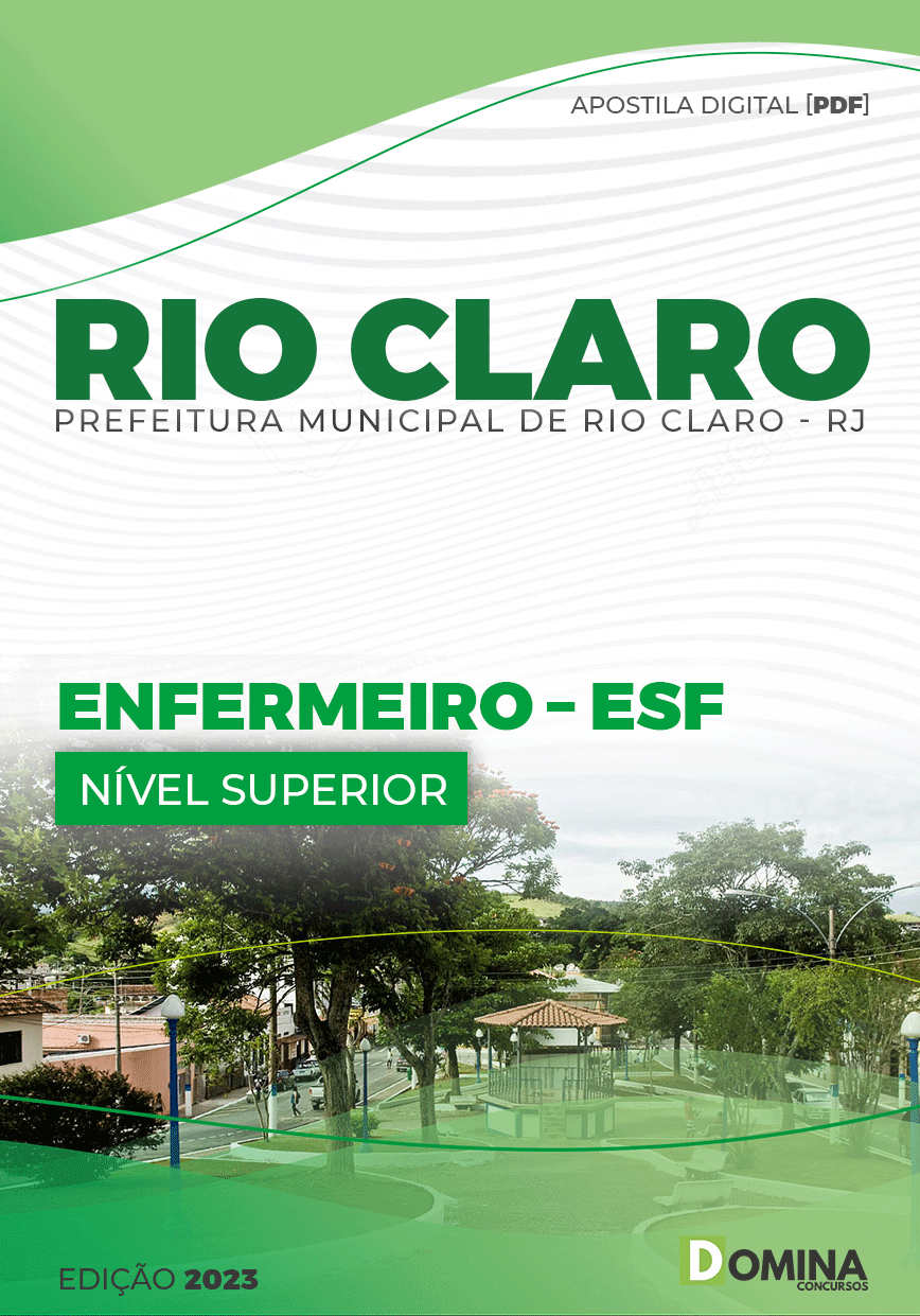 Apostila Concurso Pref Rio Claro RJ 2023 Enfermeiro ESF
