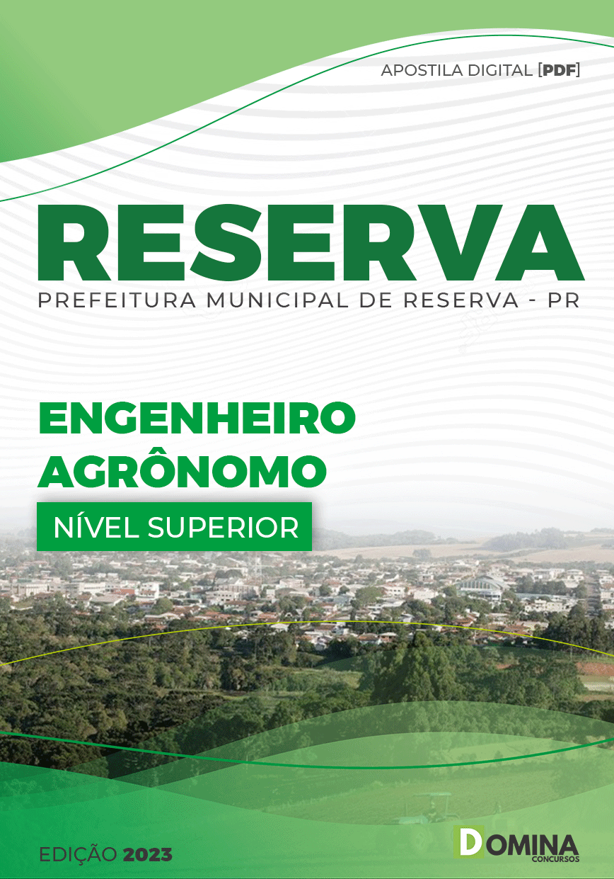 Apostila Concurso Pref Reserva PR 2023 Engenheiro Agrônomo