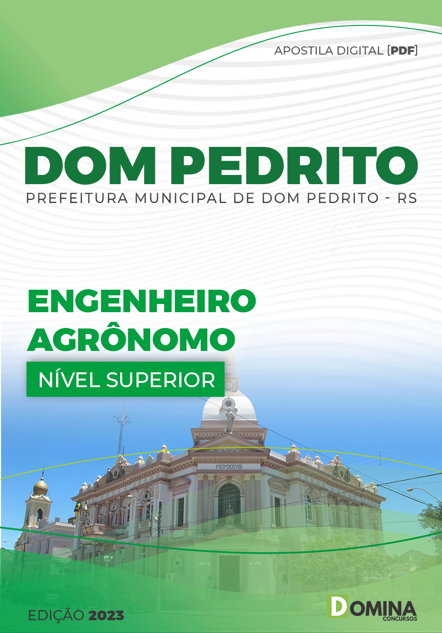 Apostila Pref Dom Pedrito RS 2023 Engenheiro Agronômo