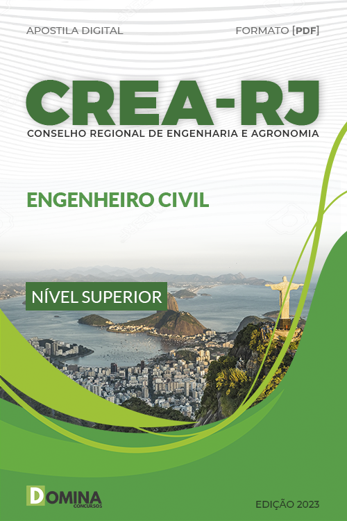 Apostila Digital Concurso CREA RJ 2023 Engenheiro Civil