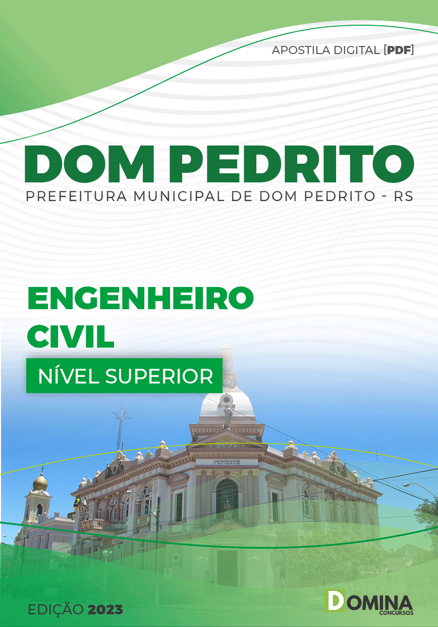 Apostila Pref Dom Pedrito RS 2023 Engenheiro Civil