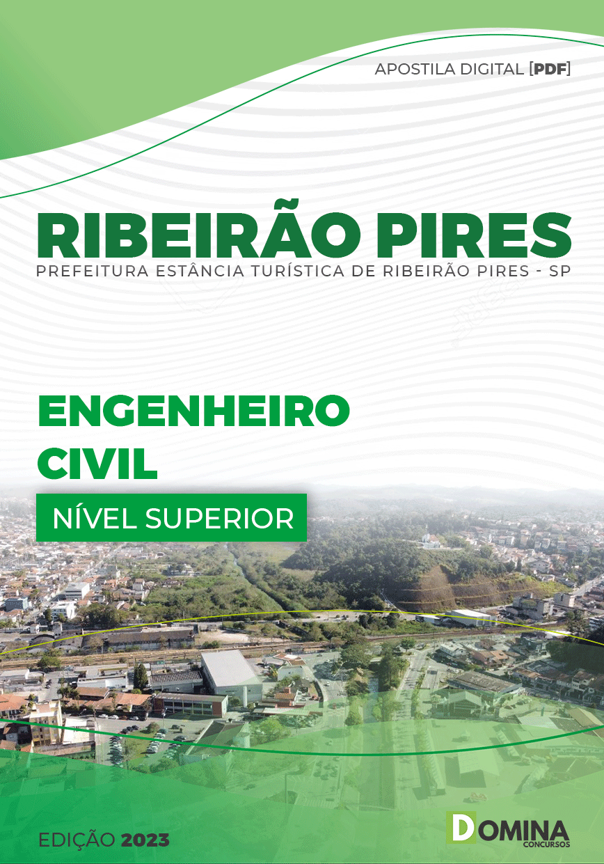 Apostila Digital Pref Ribeirão Pires SP 2023 Engenheiro Civil