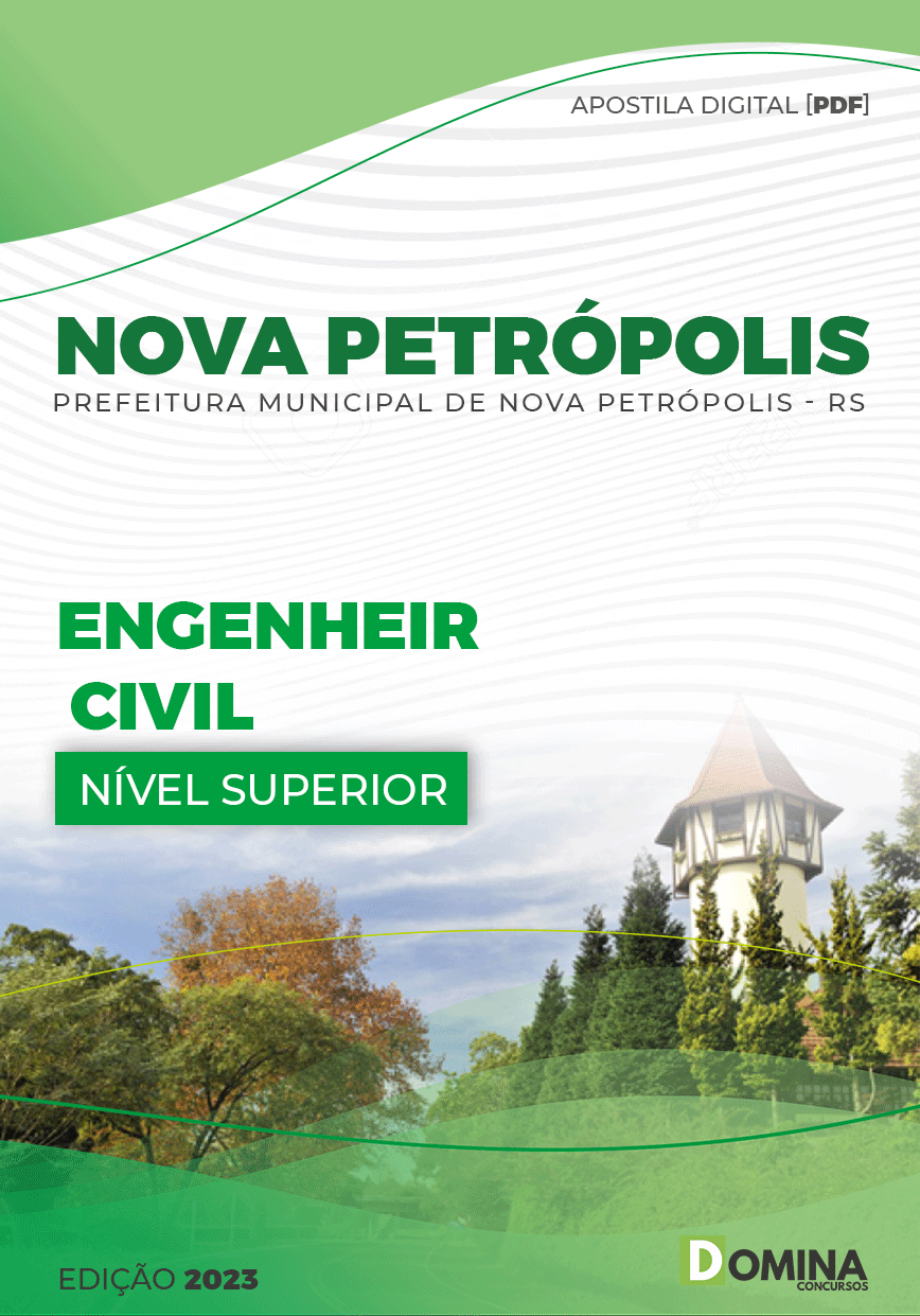 Apostila Pref Nova Petrópolis RS 2023 Engenheiro Civil