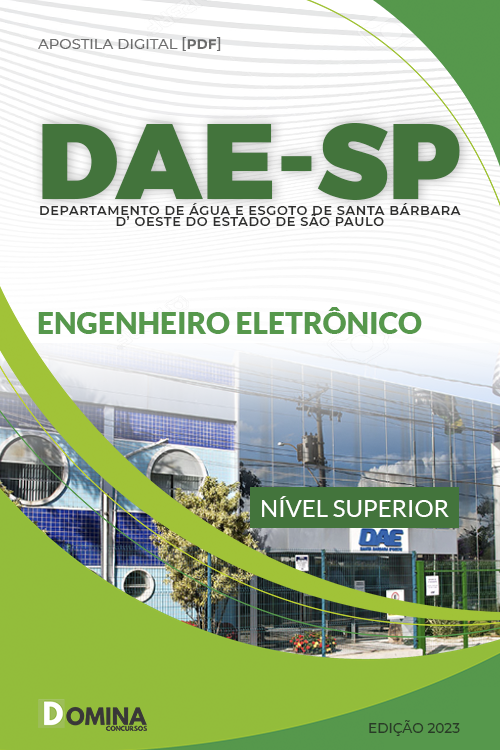 Apostila Concurso DAE SP 2023 Engenheiro Eletrônico