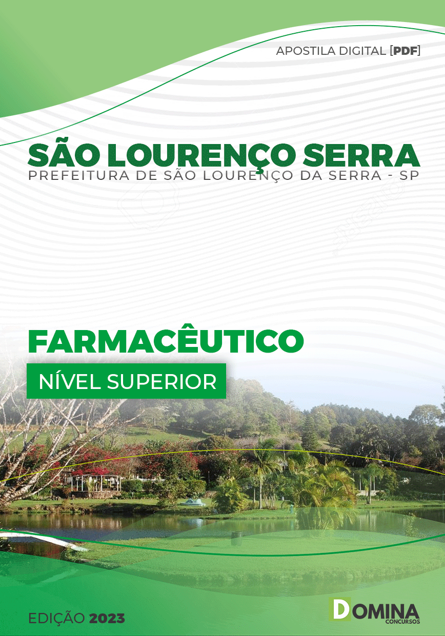 Apostila Pref São Lourenço Serra SP 2023 Farmacêutico