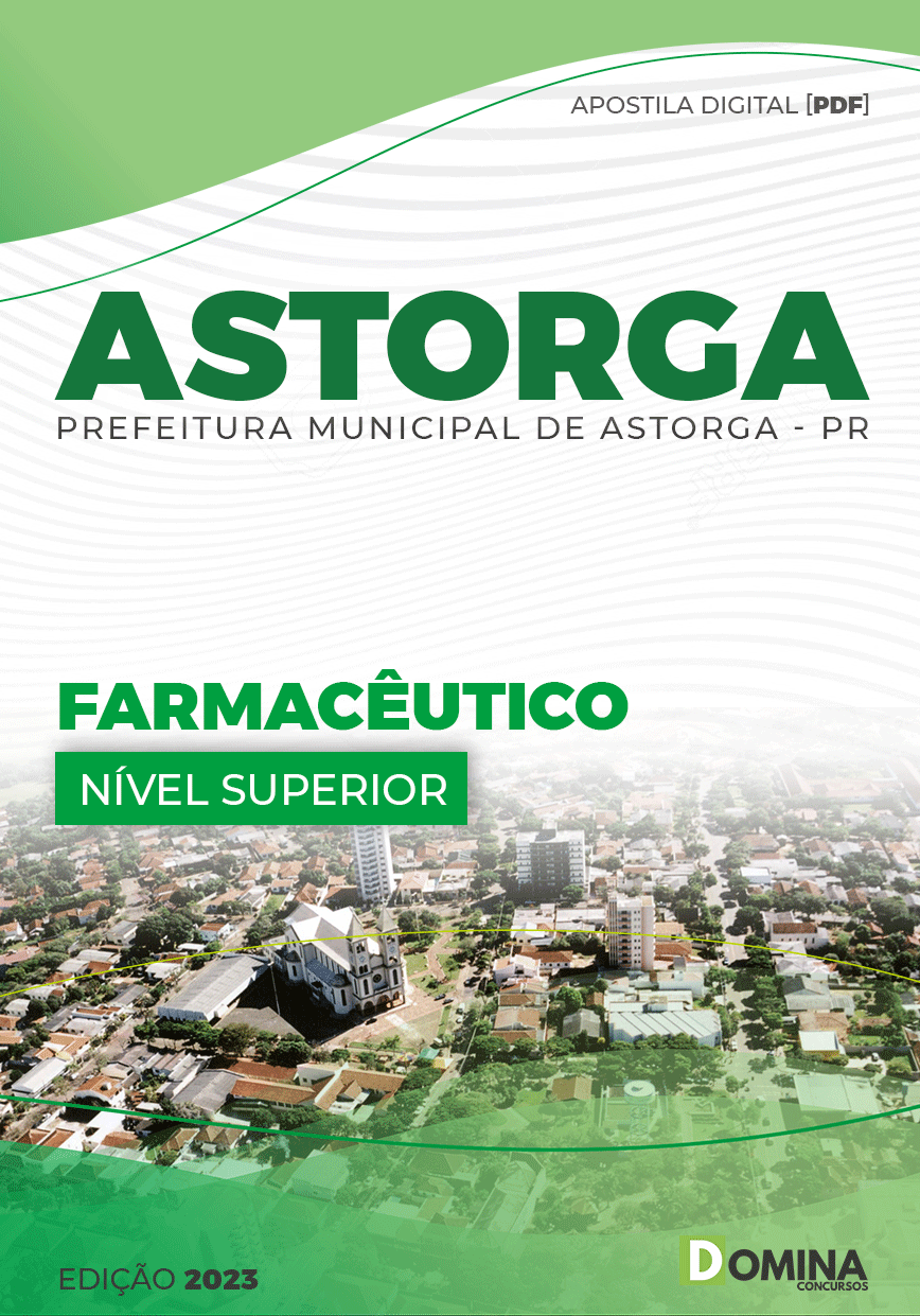 Apostila Concurso Pref Astorga PR 2023 Farmacêutico