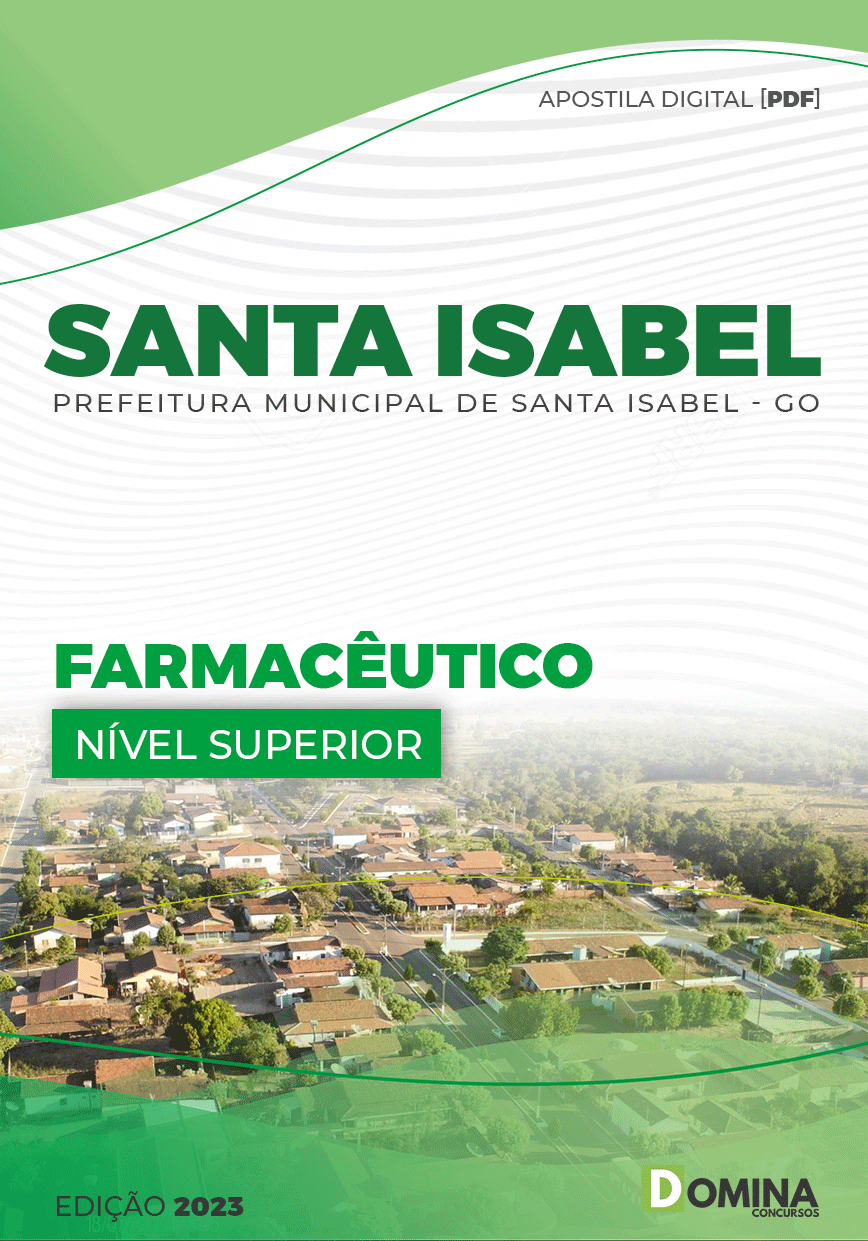 Apostila Pref Santa Isabel GO 2023 Farmacêutico