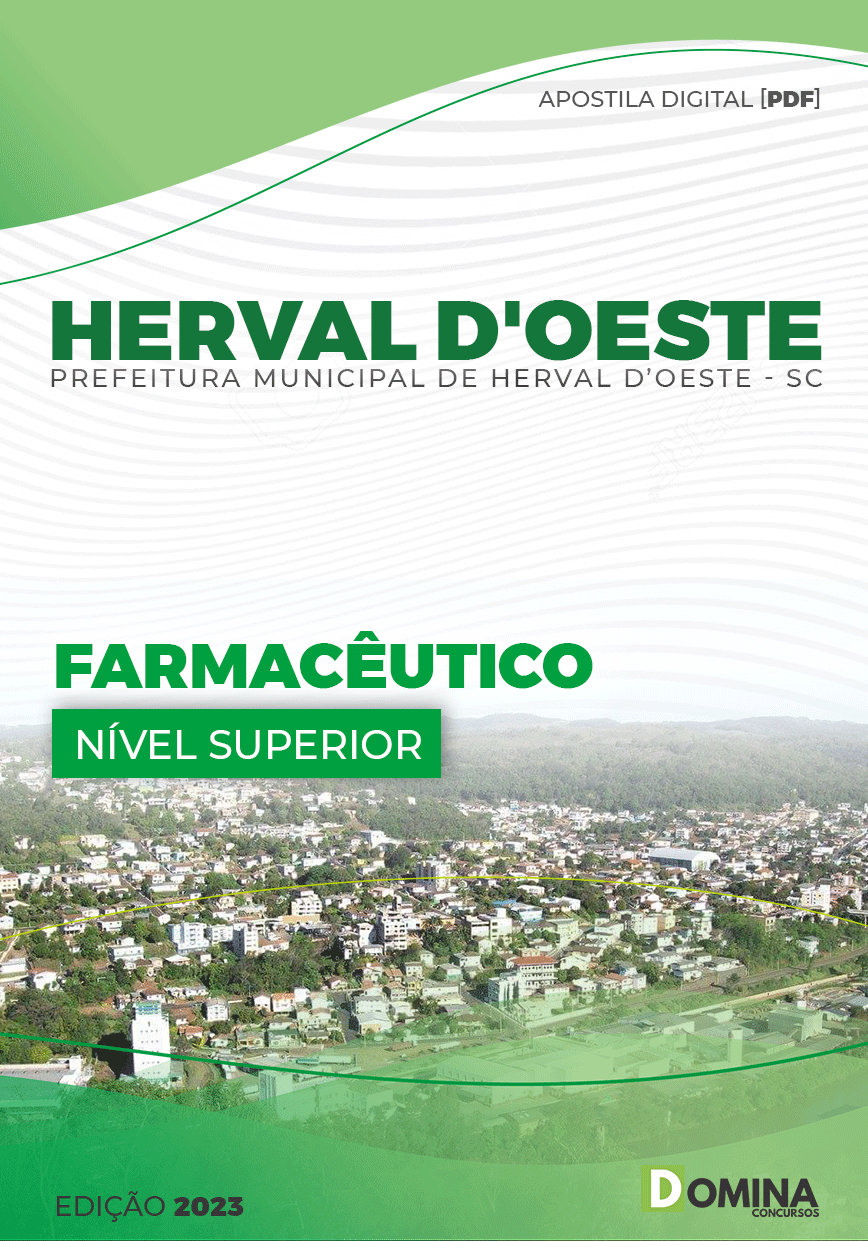 Apostila Pref Herval D’Oeste SC 2023 Farmacêutico