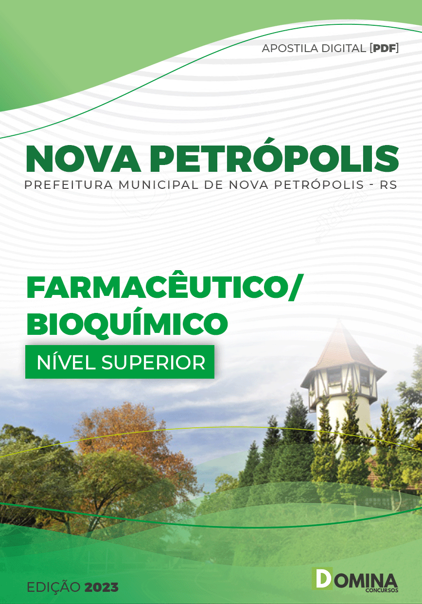 Apostila Pref Nova Petrópolis RS 2023 Farmacêutico Bioquímico