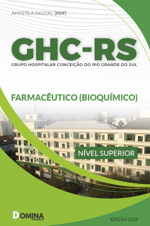 Apostila Concurso GHC RS 2023 Farmacêutico Bioquímico