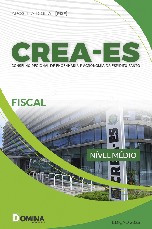 Apostila Digital Concurso Público CREA ES 2023 Fiscal