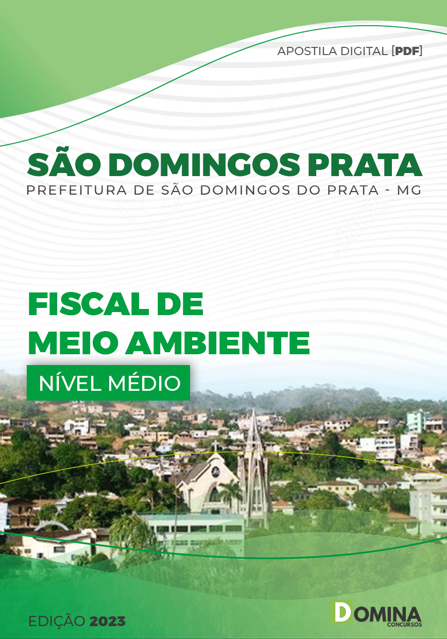 Apostila Pref São Domingos Prata MG 2023 Fiscal Meio Ambiente