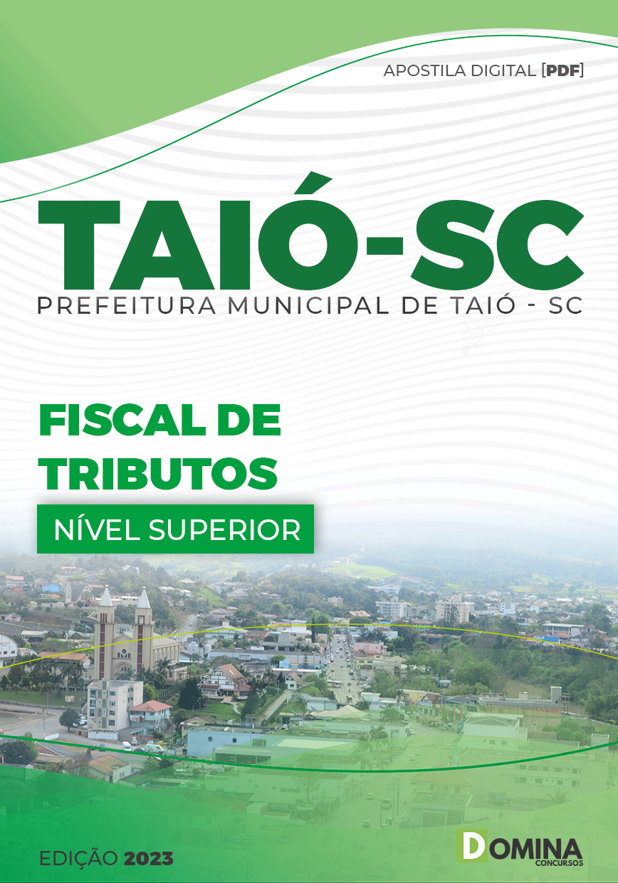 Apostila Concurso Pref Taió SC 2023 Fiscal Tributos