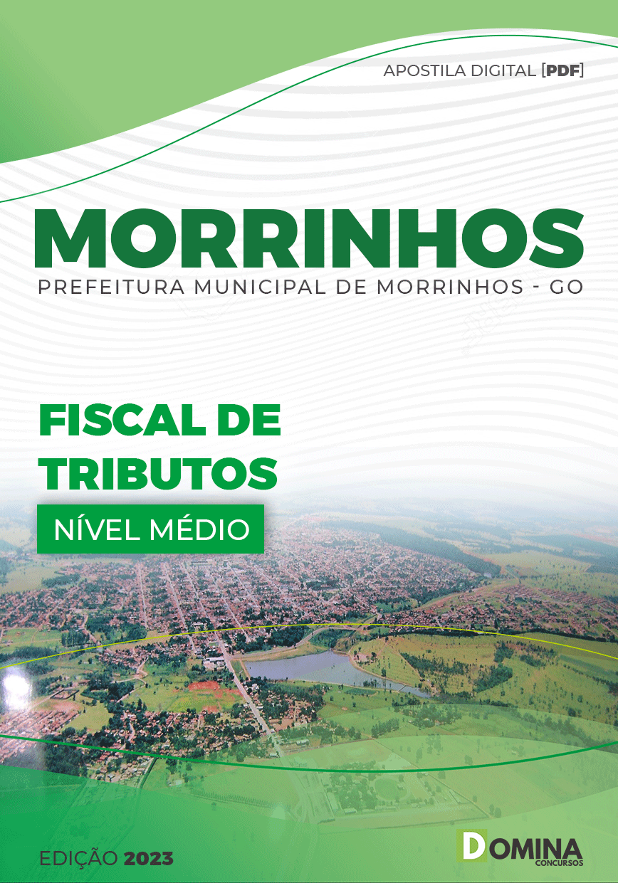 Apostila Digital Pref Morrinhos GO 2023 Fiscal Tributos