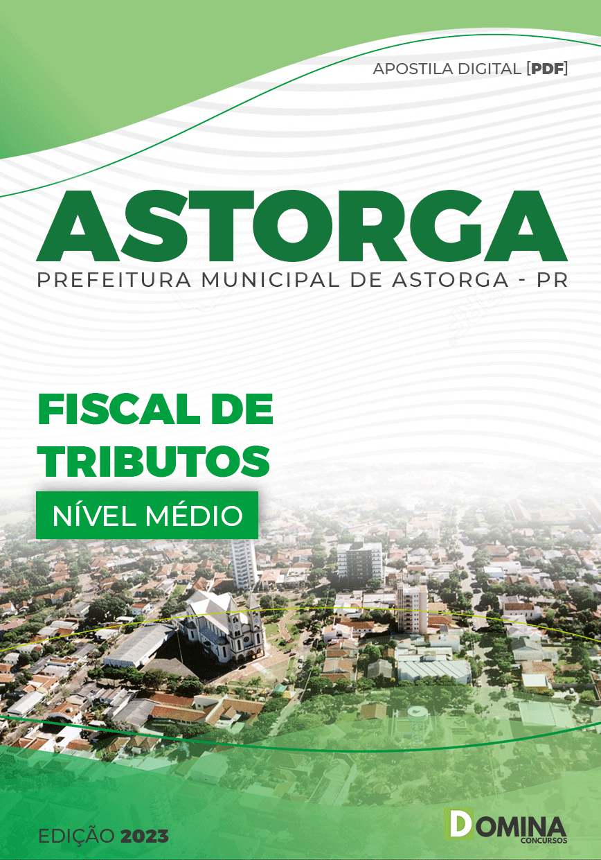 Apostila Digital Pref Astorga PR 2023 Fiscal Tributos