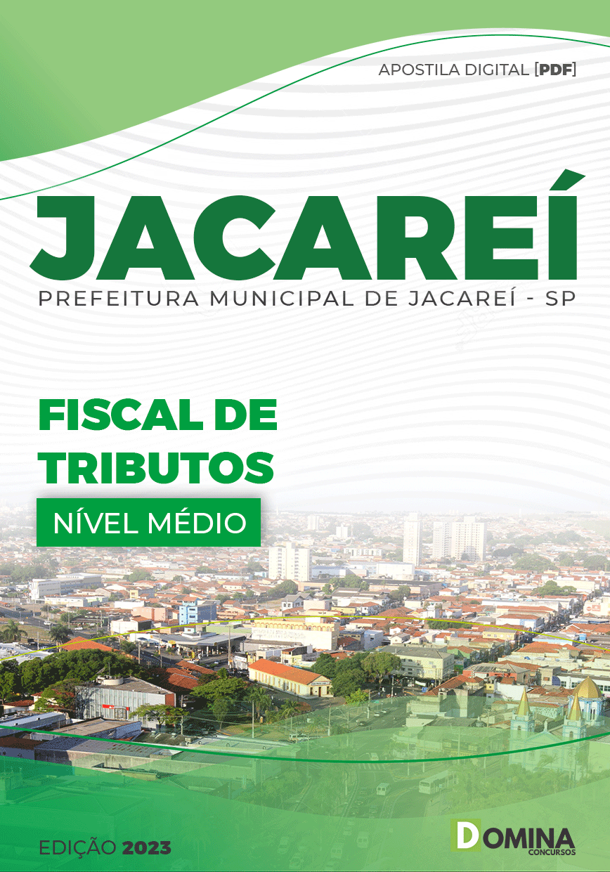 Apostila Concurso Pref Jacareí SP 2023 Fiscal Tributos