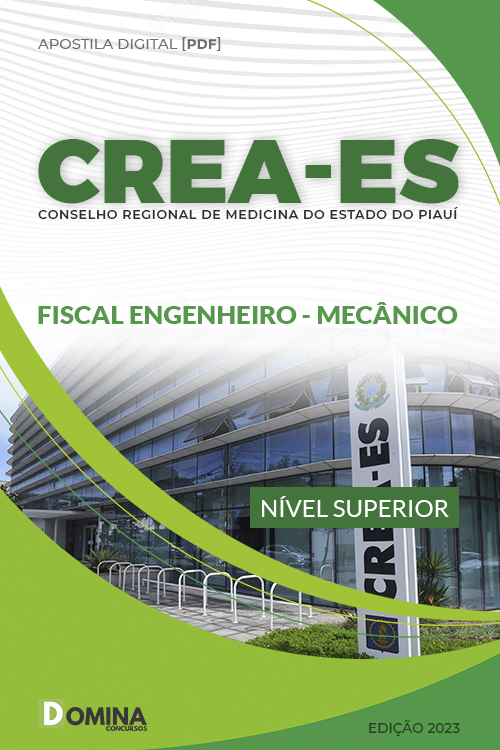 Apostila Concurso CREA ES 2023 Fiscal Engenheiro Mecânico