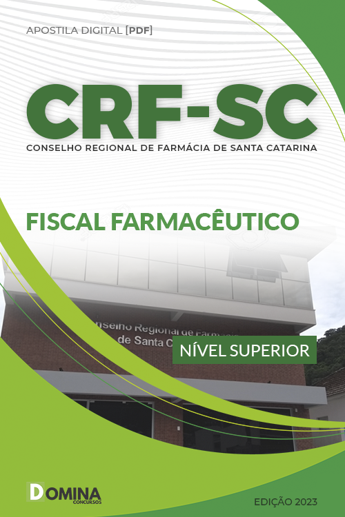Apostila Digital Concurso CRF SC 2023 Fiscal Farmacêutico