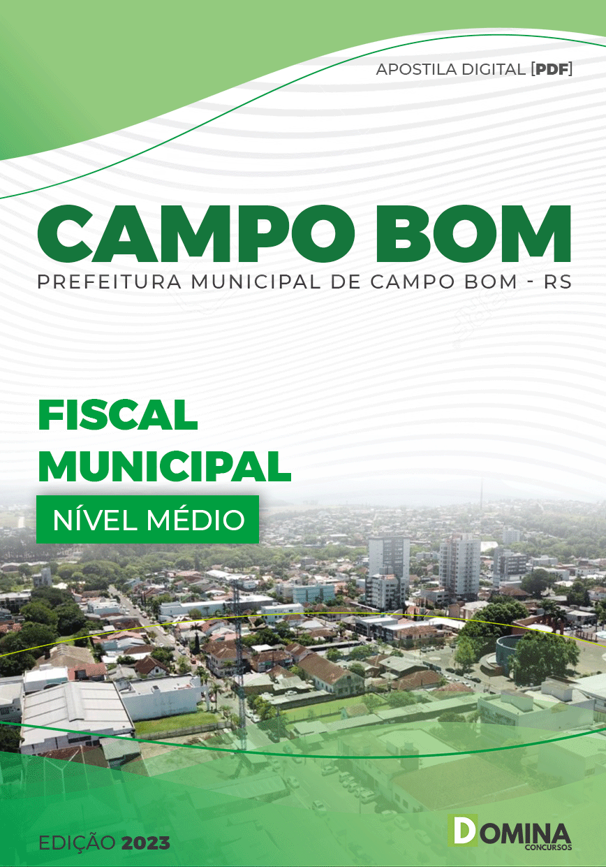 Apostila Digital Pref Campo Bom RS 2023 Fiscal Municipal
