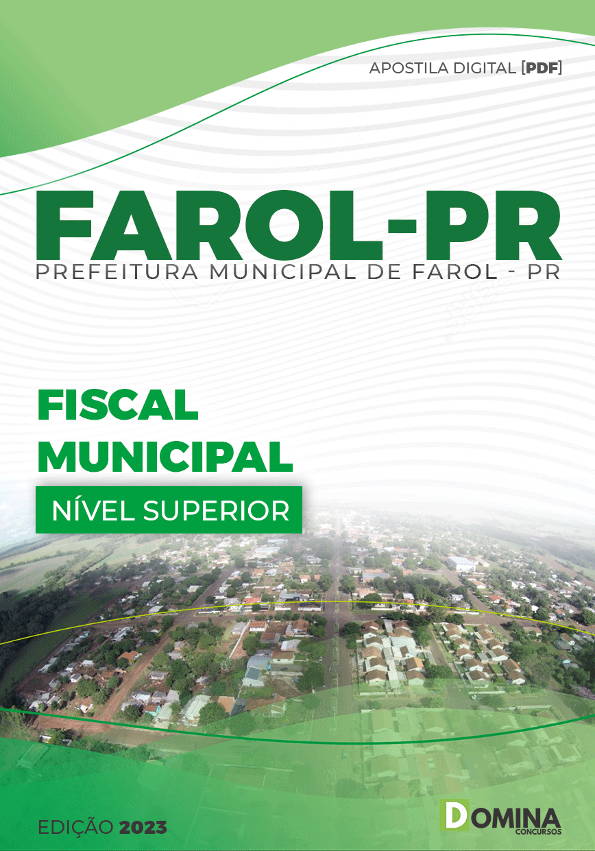 Apostila Concurso Pref Farol PR 2023 Fiscal Municipal
