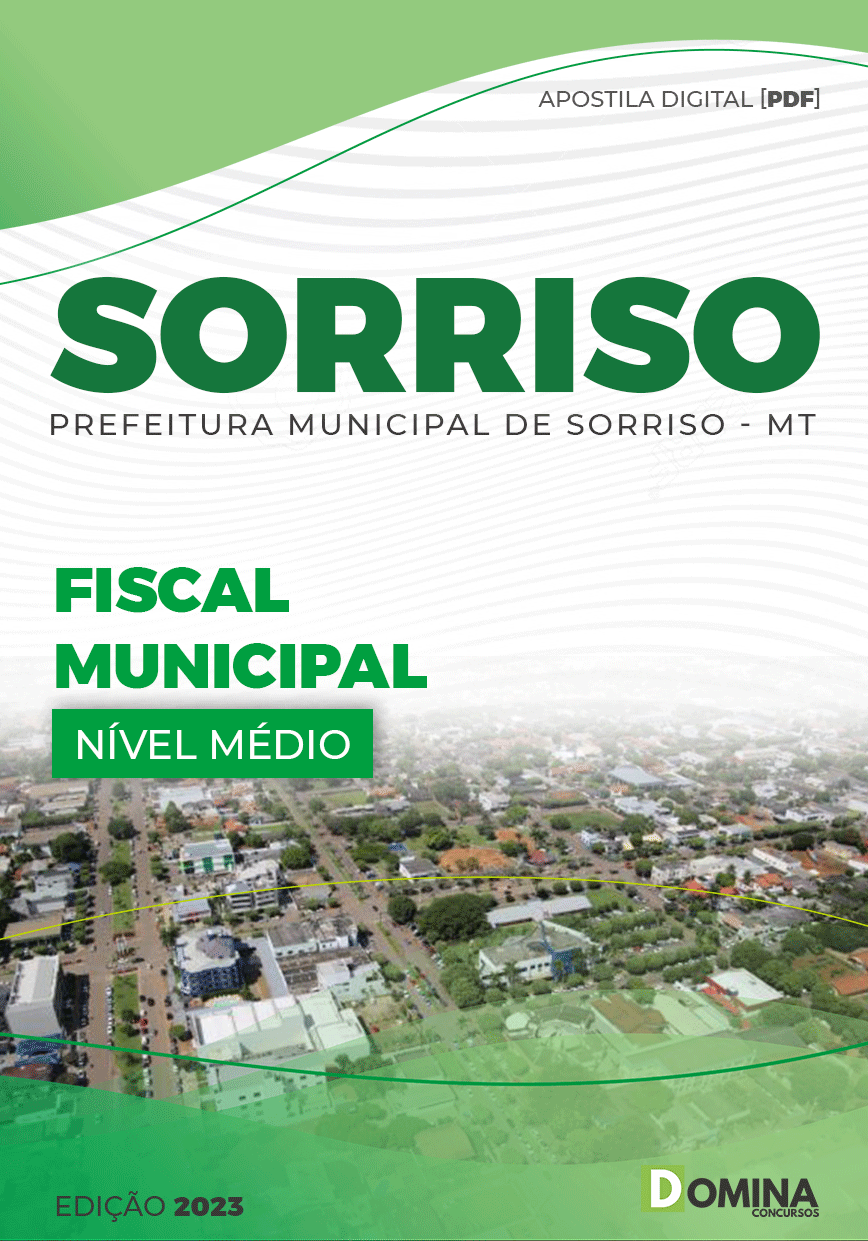 Apostila Concurso Pref Sorriso MT 2023 Fiscal Municipal