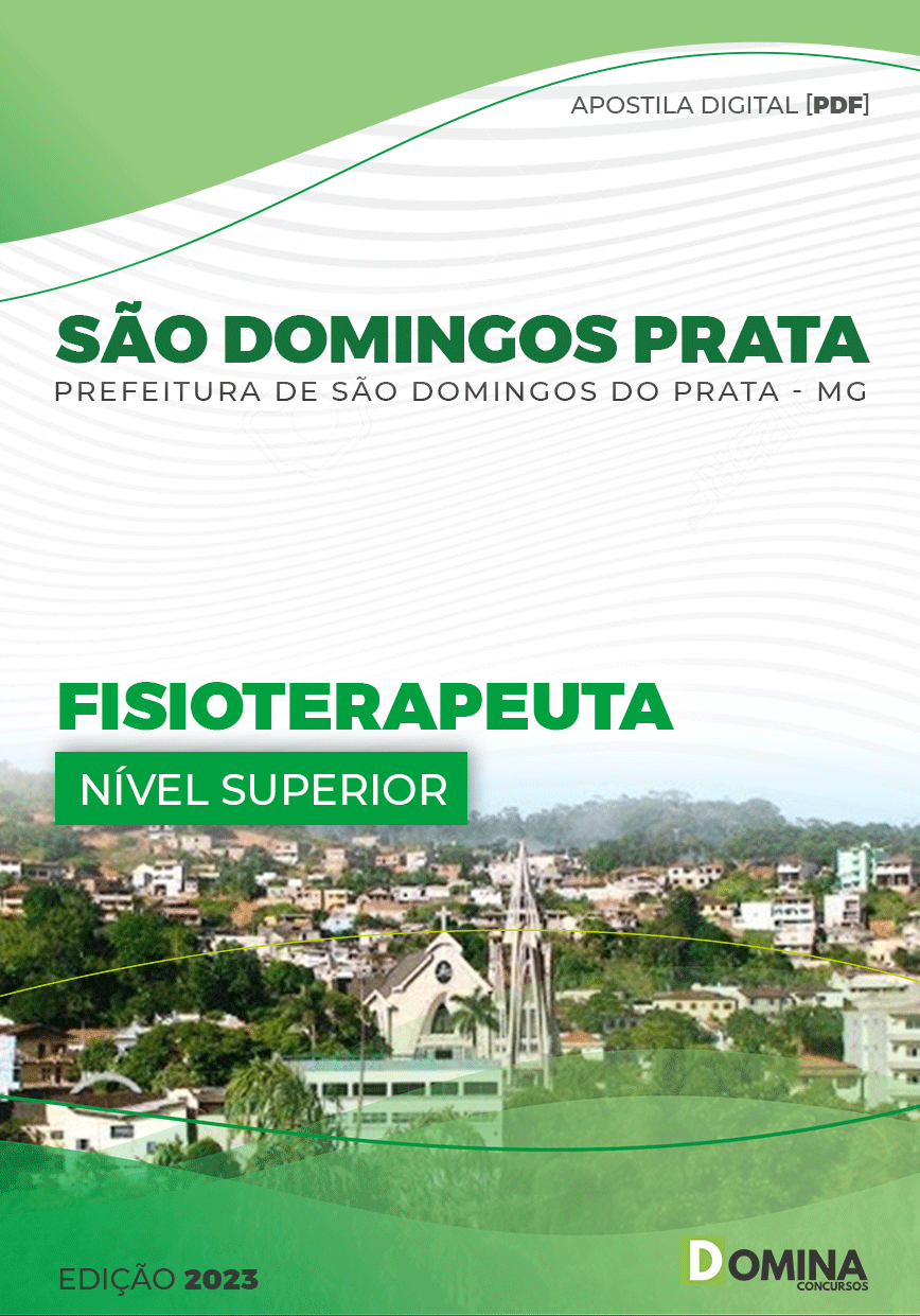 Apostila Pref São Domingos Prata MG 2023 Fisioterapeuta