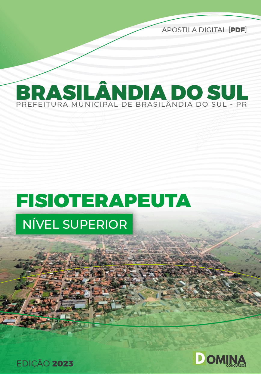 Apostila Digital Pref Brasilândia Sul PR 2023 Fisioterapeuta