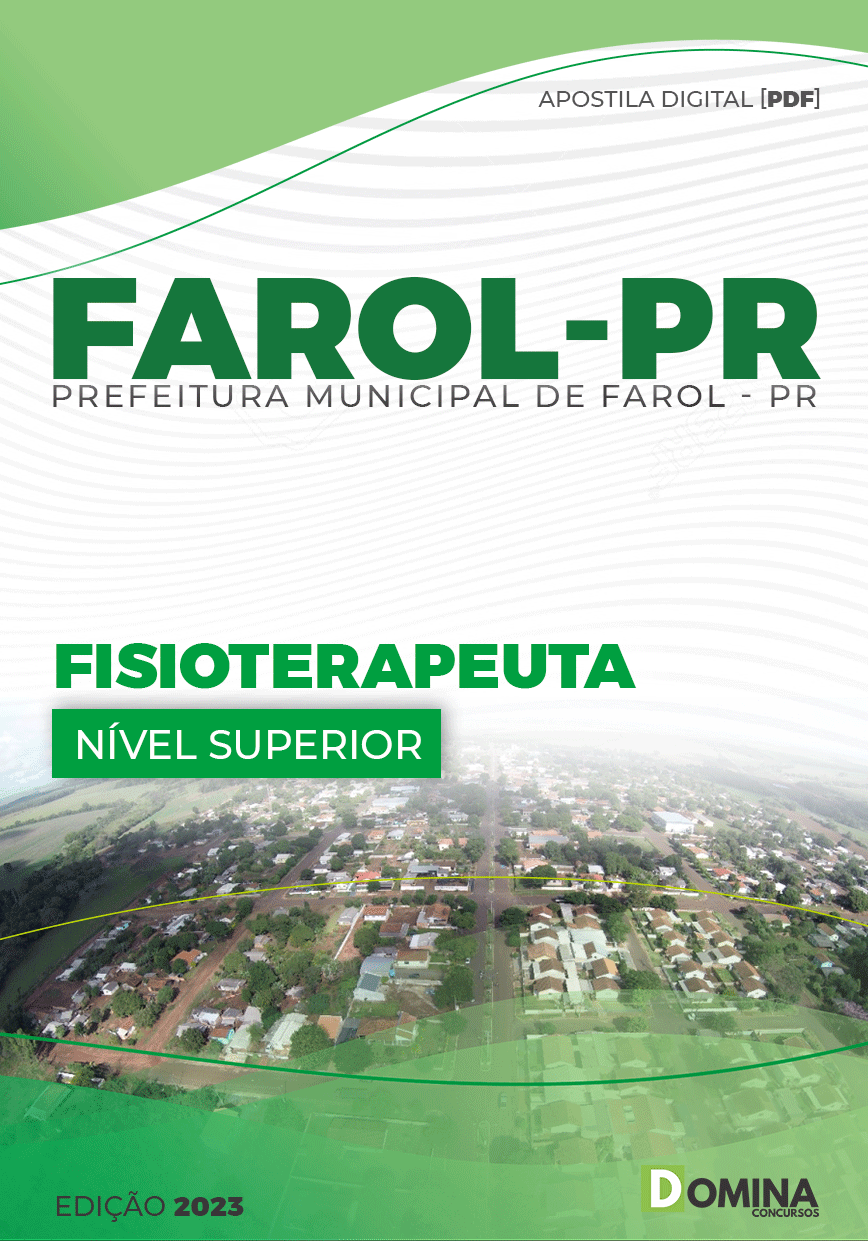 Apostila Concurso Pref Farol PR 2023 Fisioterapeuta