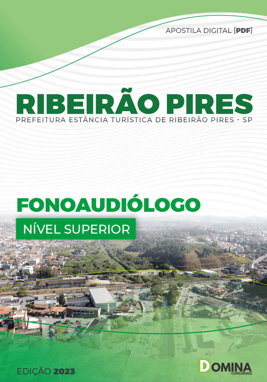 Apostila Digital Pref Ribeirão Pires SP 2023 Fonoaudiólogo