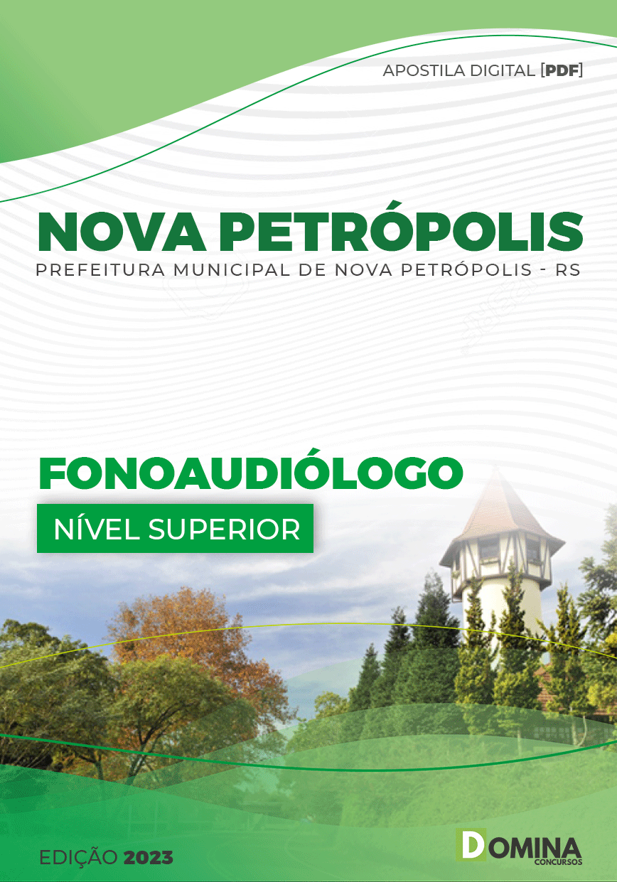 Apostila Digital Pref Nova Petrópolis RS 2023 Fonoaudiólogo