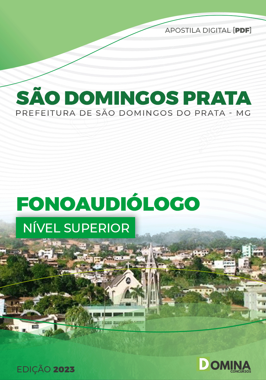 Apostila Pref São Domingos Prata MG 2023 Fonoaudiólogo