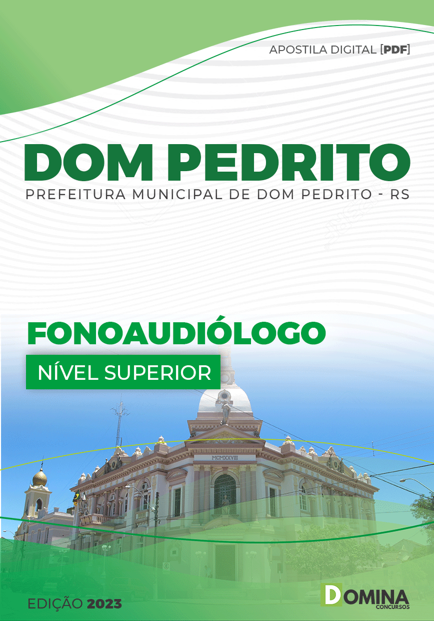 Apostila Concurso Pref Dom Pedrito RS 2023 Fonoaudiólogo