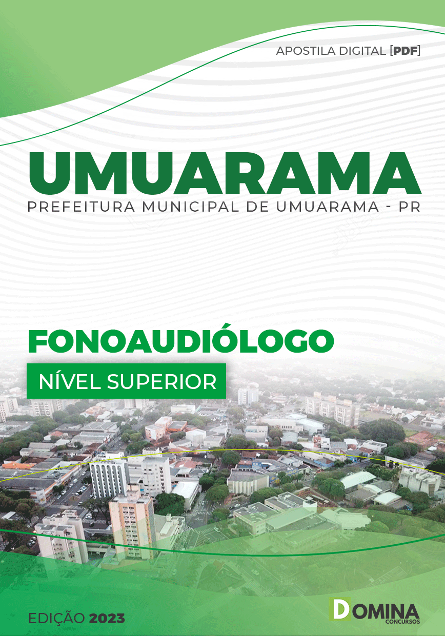 Apostila Pref Umuarama PR 2023 Fonoaudiólogo