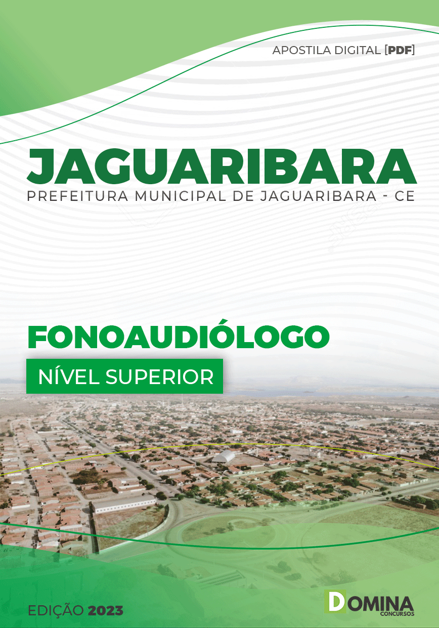 Apostila Concurso Pref Jaguaribara CE 2023 Fonoaudiólogo