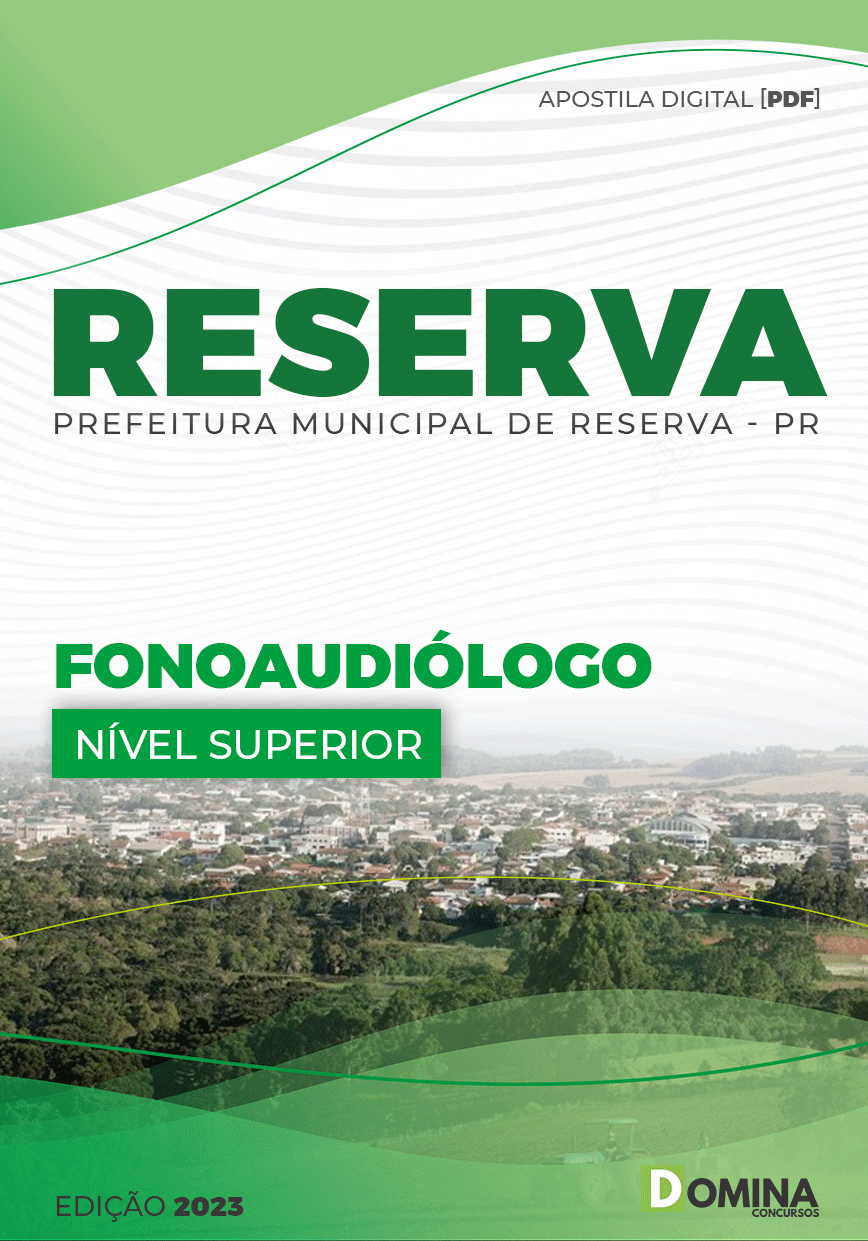 Apostila Concurso Pref Reserva PR 2023 Fonoaudiólogo