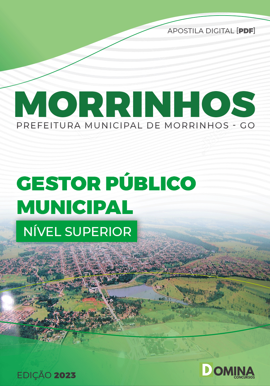 Apostila Pref Morrinhos GO 2023 Gestor Público Municipal