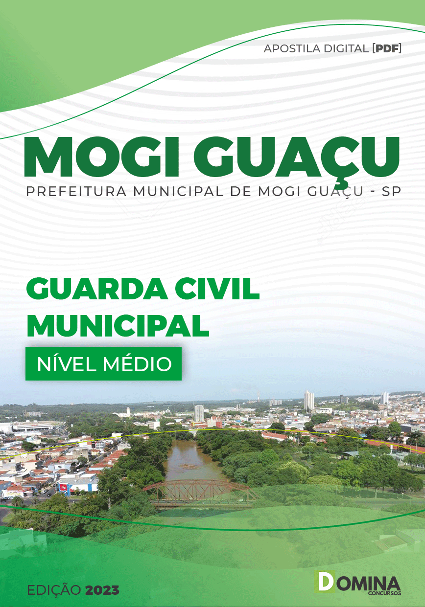 Apostila Pref Mogi Guaçu SP 2023 Guarda Civil Municipal