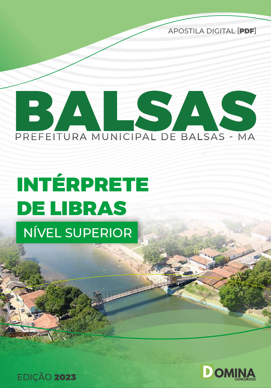 Apostila Concurso Pref Balsas MA 2023 Intérprete Libras