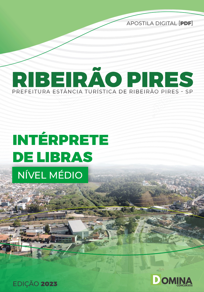 Apostila Digital Pref Ribeirão Pires SP 2023 Intérprete Libras