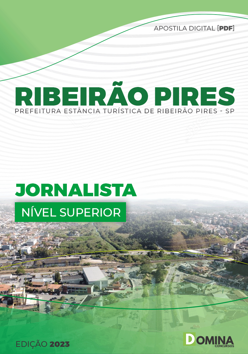 Apostila Digital Pref Ribeirão Pires SP 2023 Jornalista