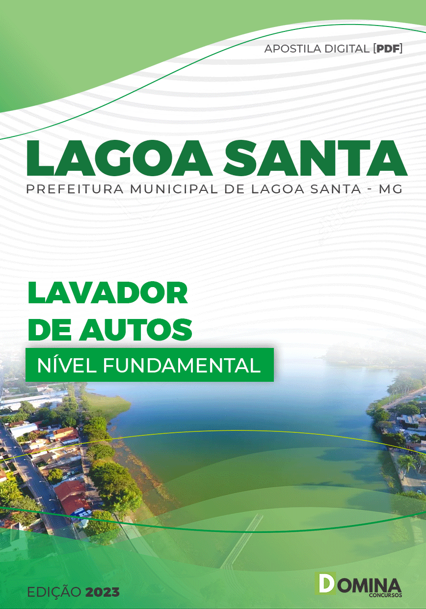 Apostila Digital Pref Lagoa Santa GO 2023 Lavador Autos