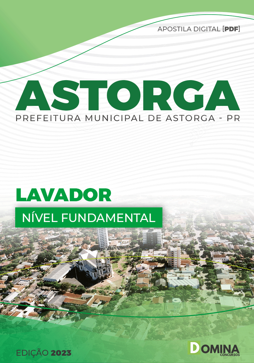 Apostila Concurso Pref Astorga PR 2023 Lavador