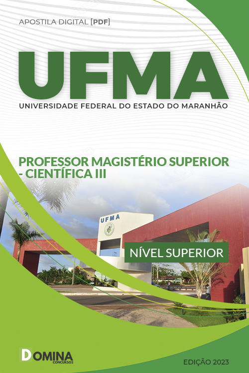 Apostila UFMA 2023 Magistério Superior Científica III