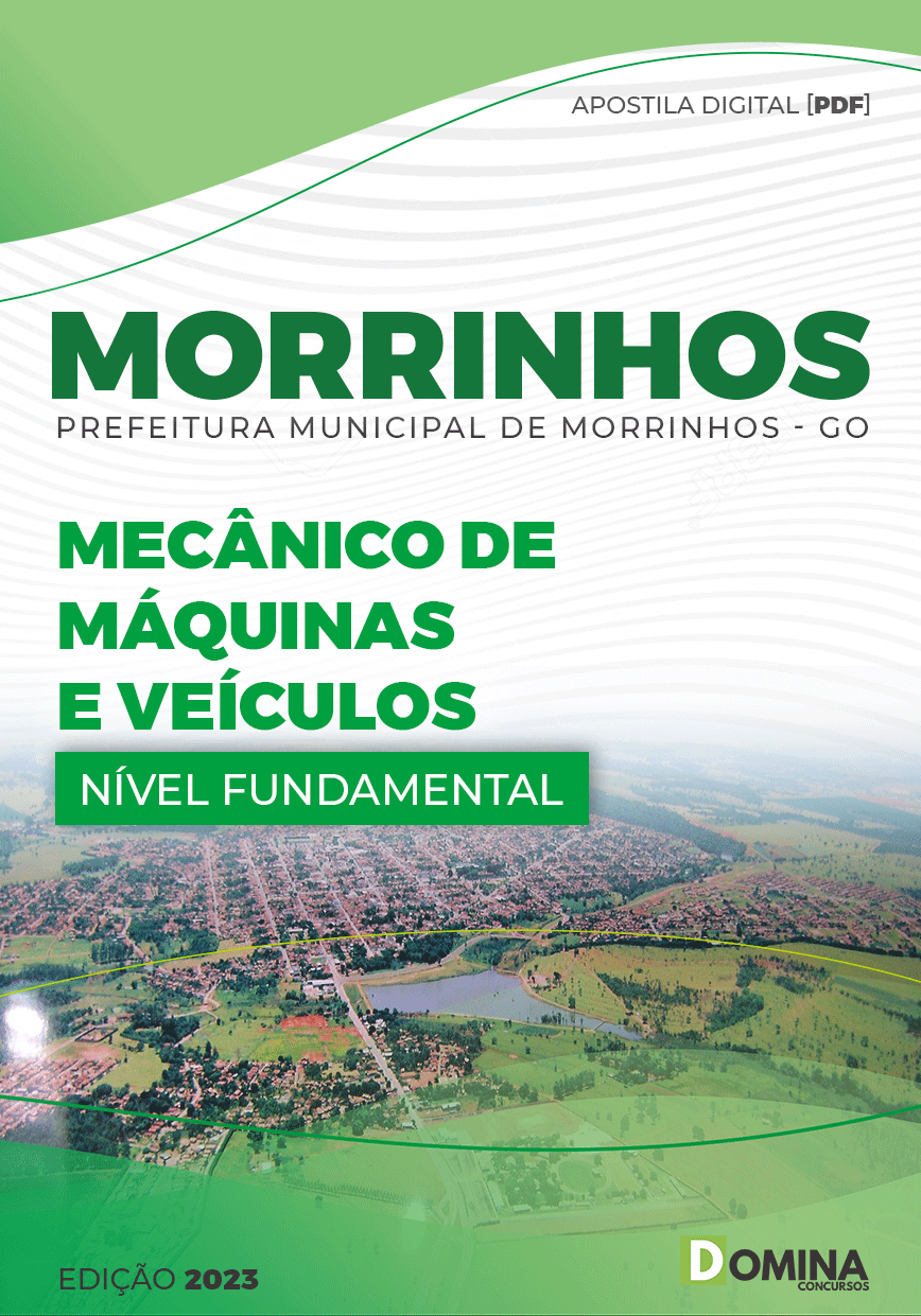 Apostila Pref Morrinhos GO 2023 Mecânico Máquinas Veículos