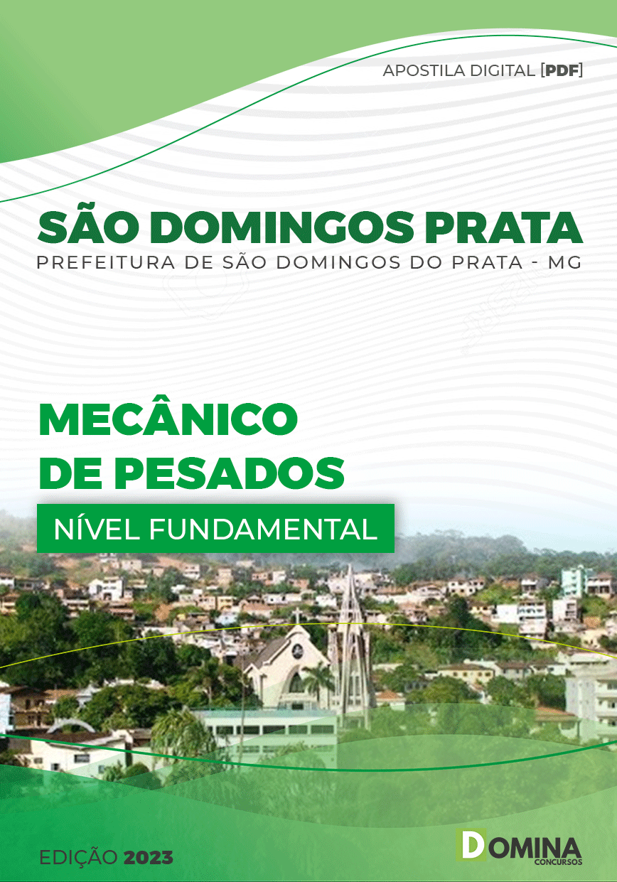 Apostila Pref São Domingos Prata MG 2023 Mecânico Pesado