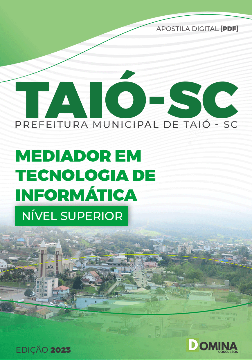 Apostila Pref Taió SC 2023 Medidor Tecnologia Informação