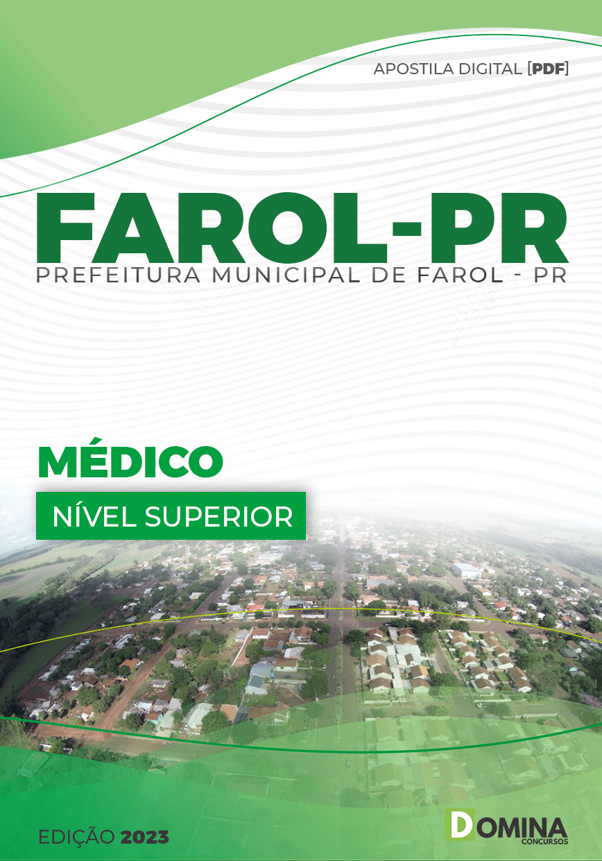 Apostila Digital Concurso Pref Farol PR 2023 Médico