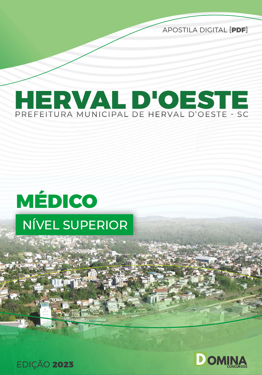 Apostila Digital Pref Herval D’Oeste SC 2023 Médico